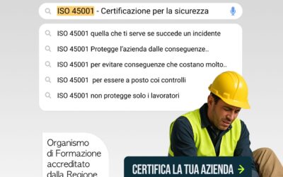 Certificazione ISO 45001, sicurezza sul lavoro e miglioramento continuo